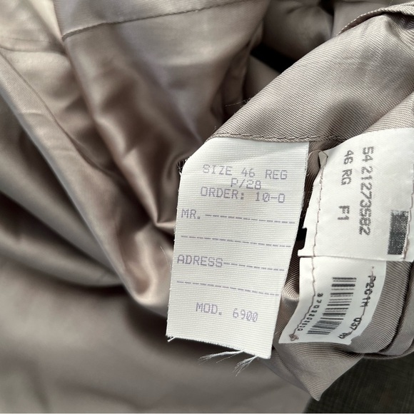 Brown Wool Blend Single-Breasted Blazer - Picture 12 of 14